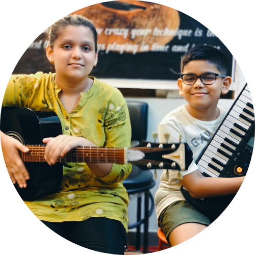 Gallery 🎸🎹 Meet Ishi & Anwit – a young guitarist and keyboard player duo bringing soulful music, powerful covers, and heartfelt performances to life. 🌟 #YoungMusicians #SiblingDuo #GuitarAndKeyboard