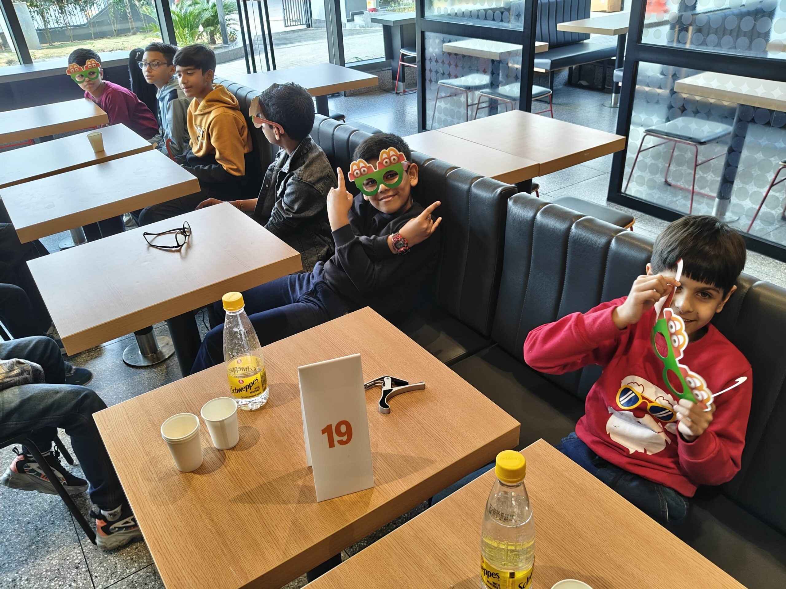 Anwit having fun and acting silly in a musical environment