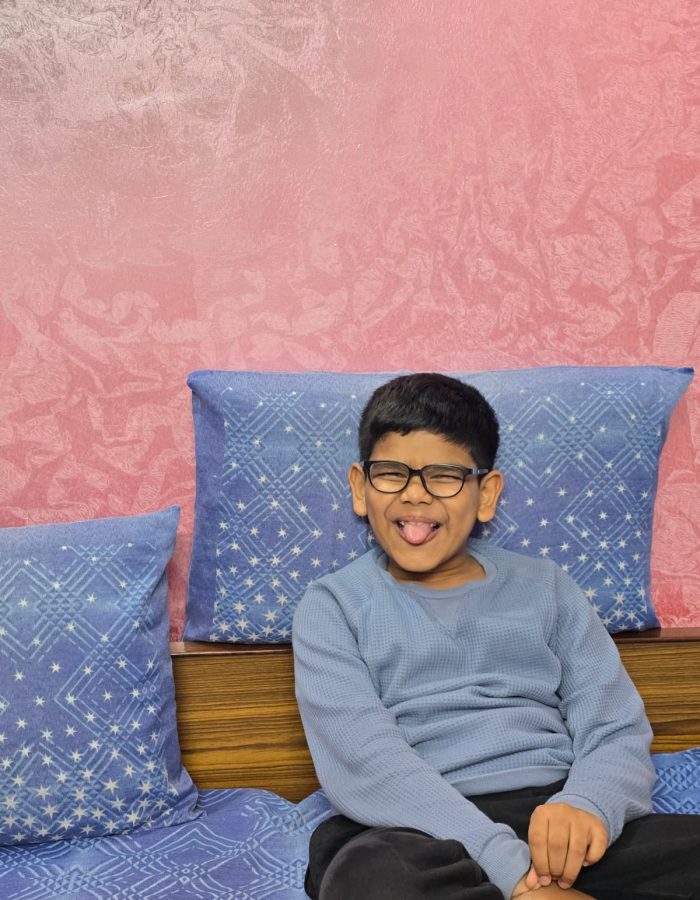 Young keyboard musician Anwit practicing with focus and passion, shaping his musical journey through dedication and rhythm.